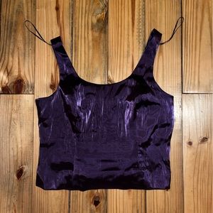 Purple tank top from Dressbarn